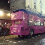 Pink bus!